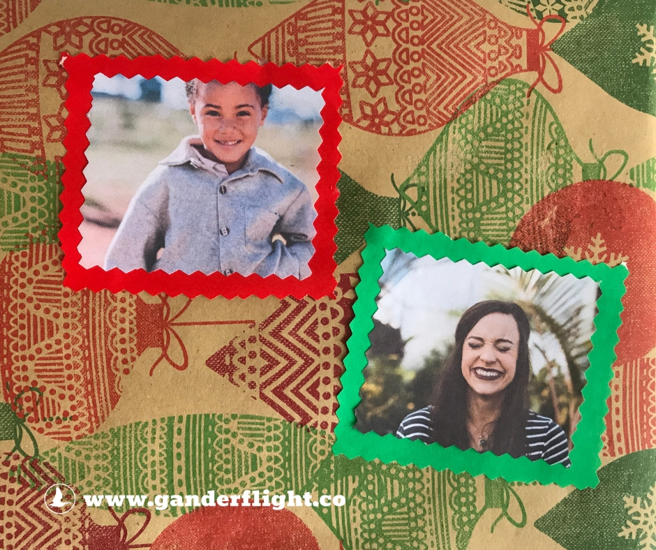 Have little ones that can't read yet? Check out how to use photo gift tags to include them in the gifting fun!