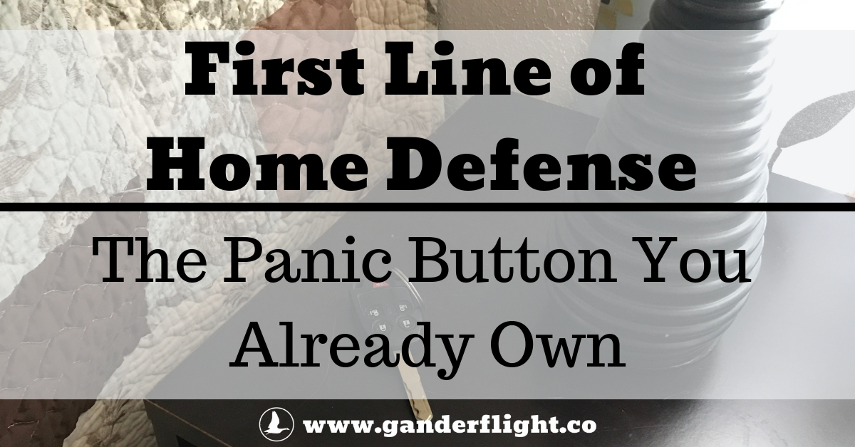 Deter threats by using the panic button you already have to make noise and command attention - it's a simple, quick, and free first line of home defense.