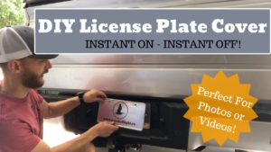 DIY License Plate Cover