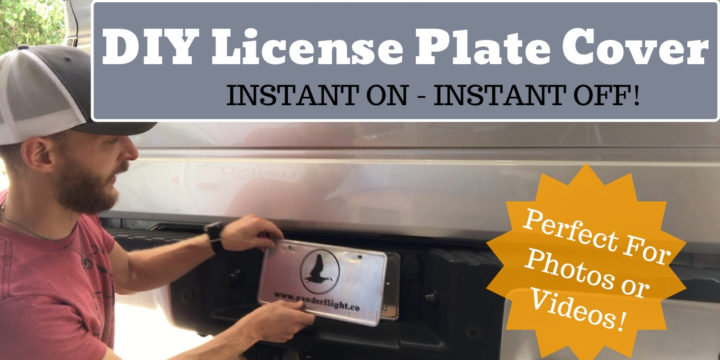DIY License Plate Cover – Instant On/Off!
