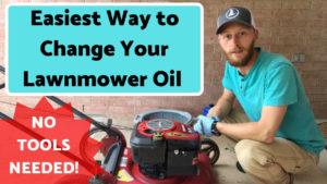 lawn mower oil change