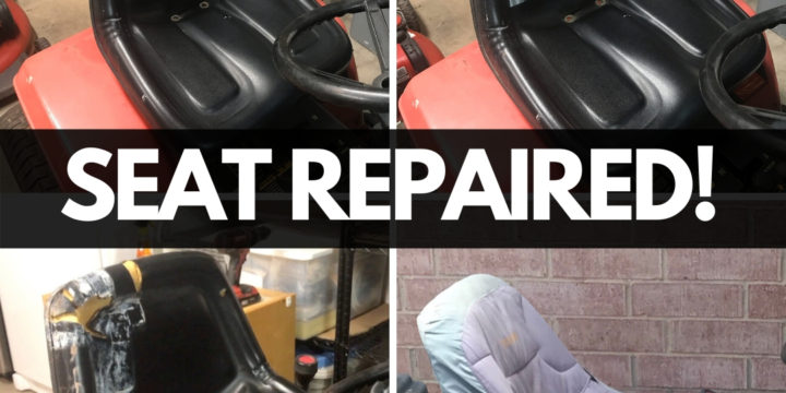 How to Repair a Lawn Mower Seat | SIMPLE and DURABLE