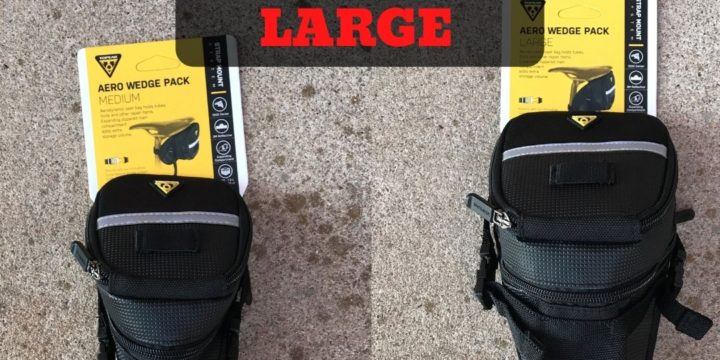 Which Bike Seat Bag Fits MY PHONE? | Topeak Aero Wedge Medium vs. Large